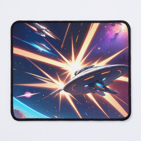 Item preview, Colorful Starfighter Battles in Deep Space Planets Star designed and sold by ART ATTACK ZONE.