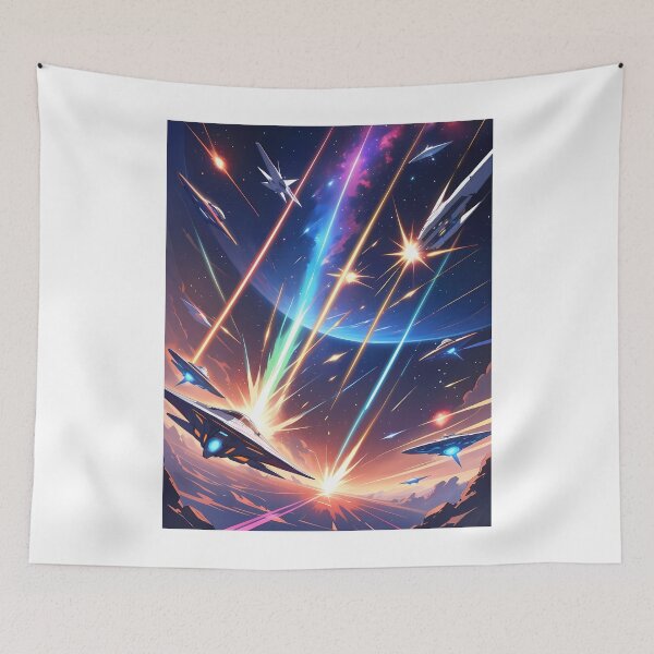Item preview, Power Starfighter Battles in Deep Space Planets Star designed and sold by ART ATTACK ZONE.