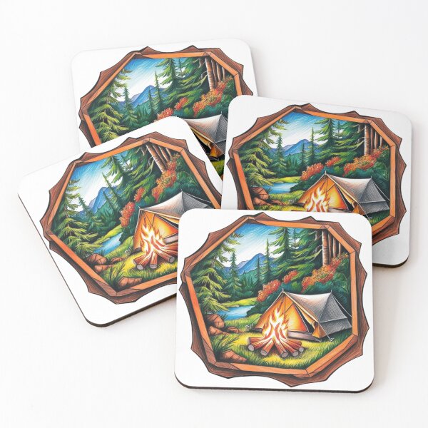 Item preview, Camping in Nature designed and sold by mancikart.