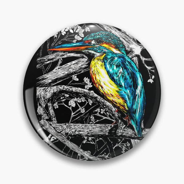 Item preview, Exotic Bird 3, Hand Drawn Original Art depicting a beautifully Colored Bird designed and sold by Kris Curran.