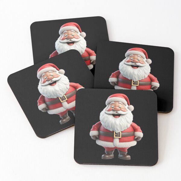 Item preview, Cute Retro Santa Claus in Red Christmas Hat designed and sold by KawaiiArtStyle.