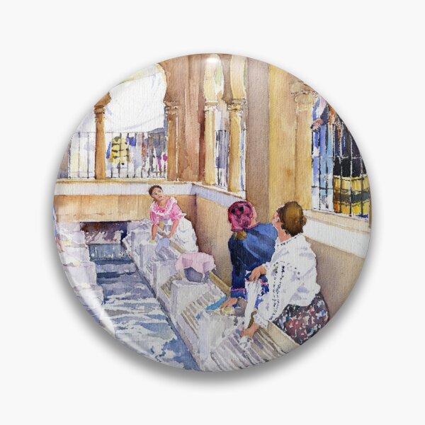 Item preview, The Washerwomen Of Terque. La Alpujarra, Almeria, Spain designed and sold by Margaret Merry.