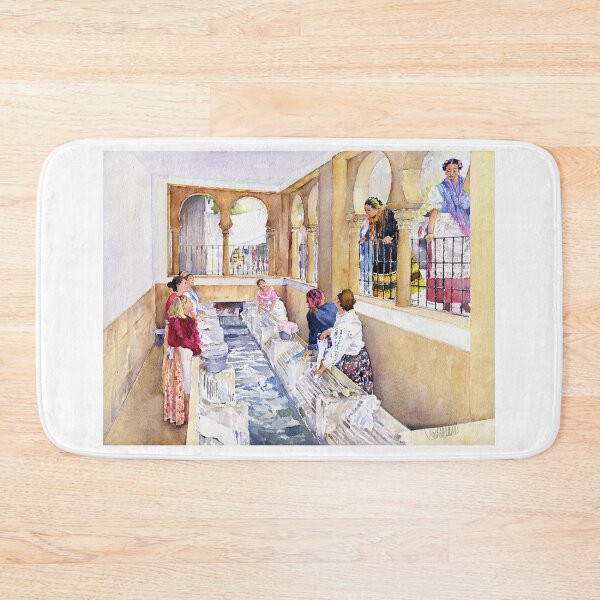 Item preview, The Washerwomen Of Terque. La Alpujarra, Almeria, Spain designed and sold by Margaret Merry.