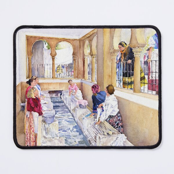 Item preview, The Washerwomen Of Terque. La Alpujarra, Almeria, Spain designed and sold by Margaret Merry.
