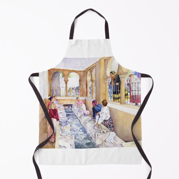 Item preview, The Washerwomen Of Terque. La Alpujarra, Almeria, Spain designed and sold by Margaret Merry.