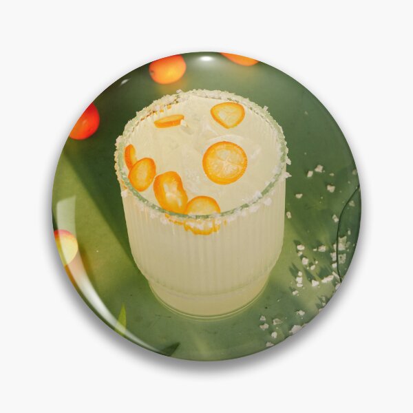 Item preview, Margarita Cocktail on Green Background designed and sold by Sophie Sand Kannberg.
