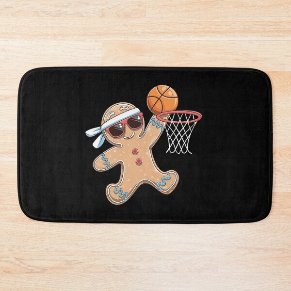 Item preview, Basketball Gingerbread Dunker Cartoon Design designed and sold by love3617.