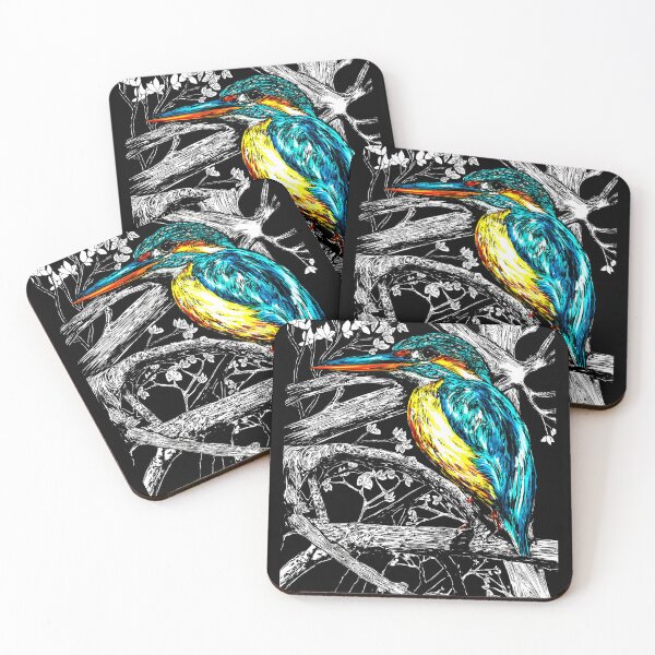 Item preview, Exotic Bird 3, Hand Drawn Original Art depicting a beautifully Colored Bird designed and sold by Kris Curran.