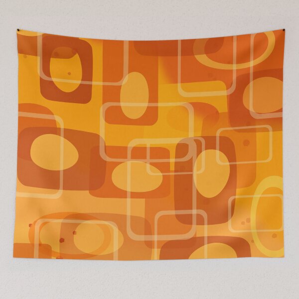Item preview, Retro 1960s Abstract Pattern designed and sold by Andrew  Hitchen.