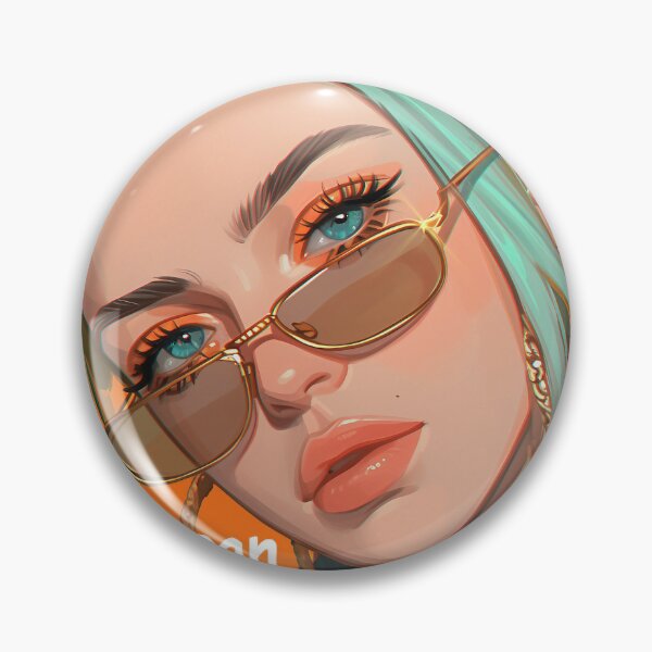 Item preview, Billie's hair inspired avatar designed and sold by Nowshin Tasnim.