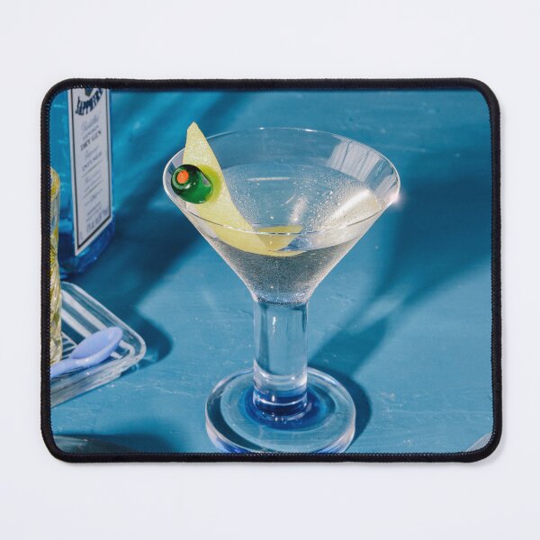 Item preview,  Martini Drink on Blue designed and sold by Sophie Sand Kannberg.