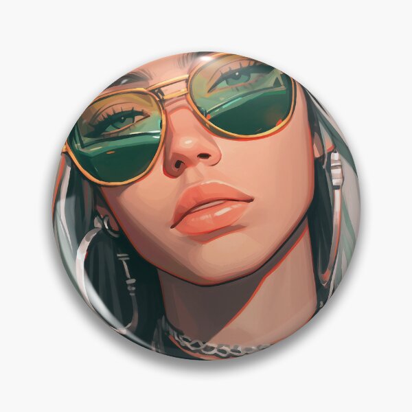 Item preview, Billie's hair inspired avatar designed and sold by Nowshin Tasnim.