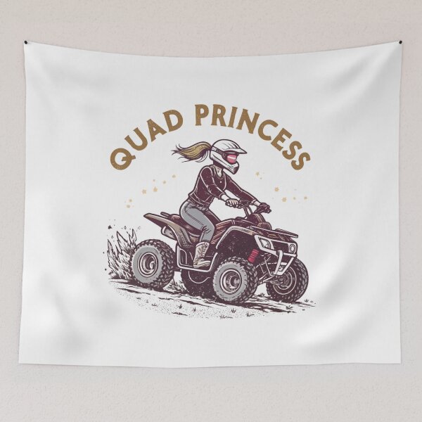 Item preview, Quad Princess: Off-Road Brap Girl ATV Adventure designed and sold by Colorful-Garden.