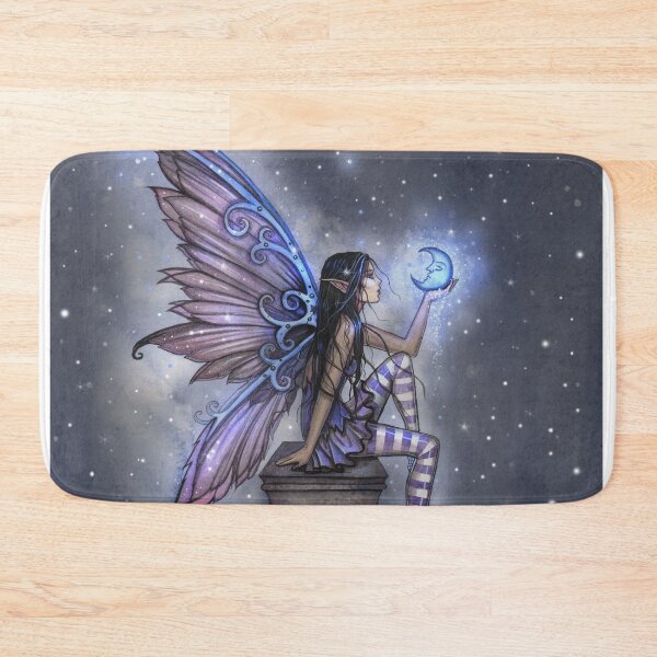 Item preview, Little Blue Moon Fairy Fantasy Art by Molly Harrison designed and sold by Molly  Harrison.