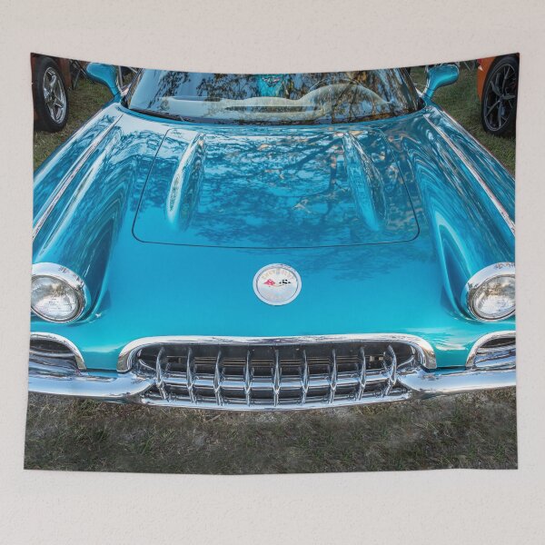 Item preview, 1959 Blue & White Chevy Corvette Convertible X128 designed and sold by RichFrancoCars.
