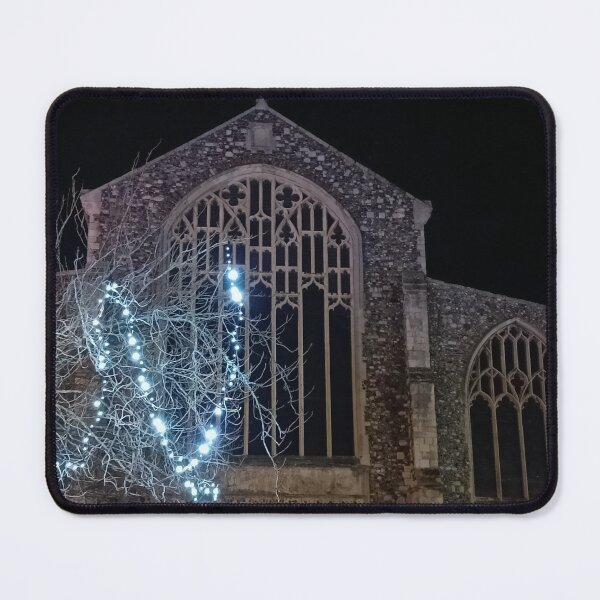Item preview, Church window with Xmas lights designed and sold by Oubaitory.