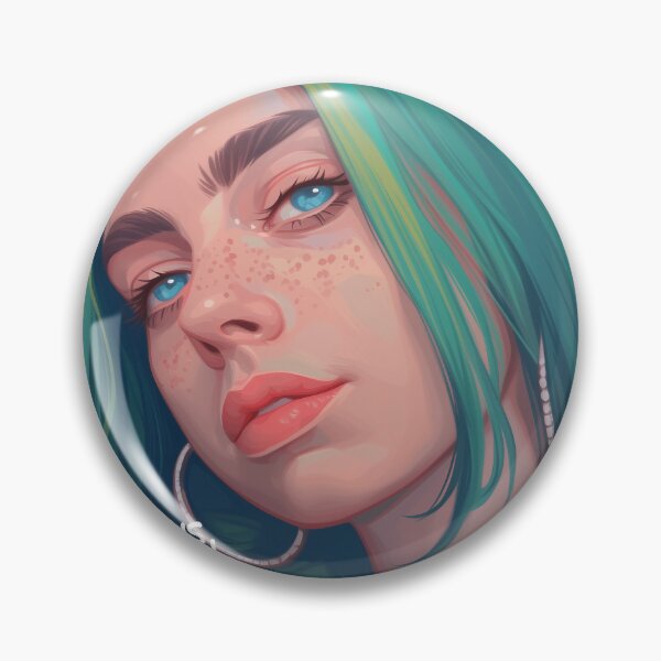 Item preview, Billie's hair inspired avatar designed and sold by Nowshin Tasnim.