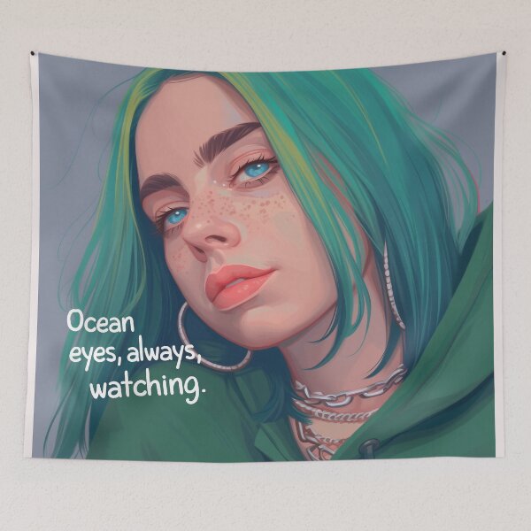 Item preview, Billie's hair inspired avatar designed and sold by Nowshin Tasnim.