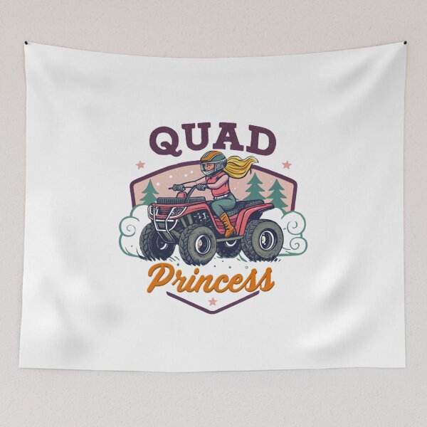Item preview, Quad Princess: Off-Road Brap Girl ATV Adventure designed and sold by Colorful-Garden.
