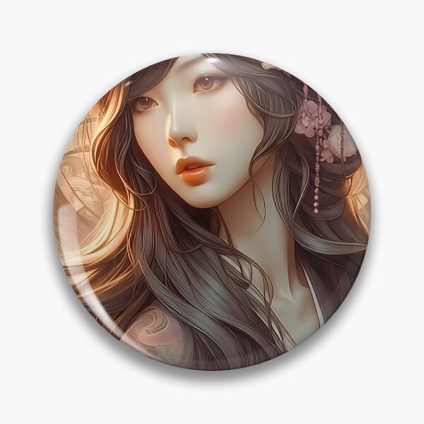 Item preview, Art Nouveau Geisha: Floral Elegance designed and sold by Fregoli 2D.