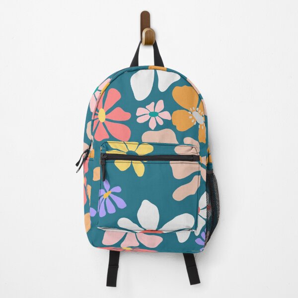 Item preview, Modern and colorful floral pattern designed and sold by AcuarelasCA.