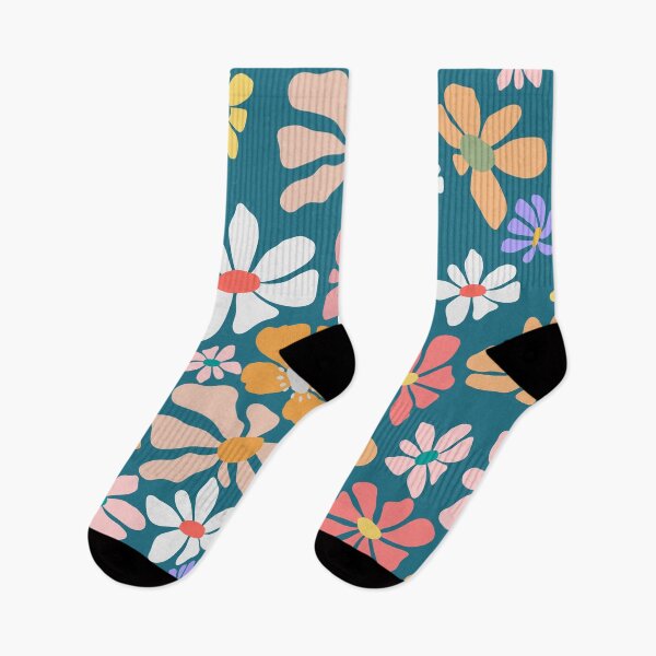Item preview, Modern and colorful floral pattern designed and sold by AcuarelasCA.