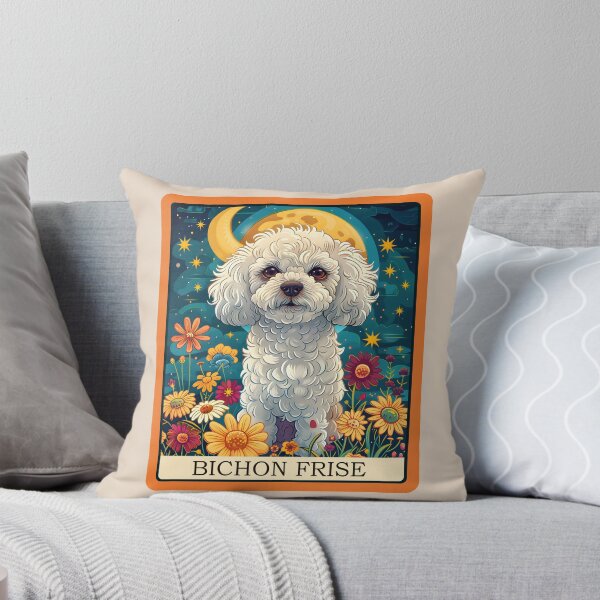 Item preview, Boho Bichon Frise Tarot Card Celestial Bichon Frise designed and sold by JuliaPop.