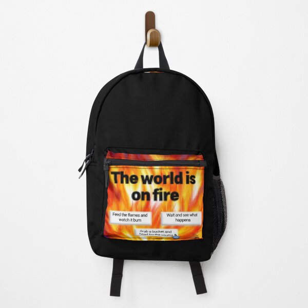 Item preview, The World is on Fire, and I'm Trying My Best designed and sold by Teddy-FauxBear.
