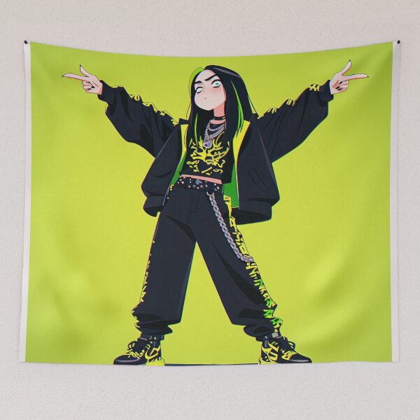 Item preview, Billie's hair inspired avatar designed and sold by Nowshin Tasnim.