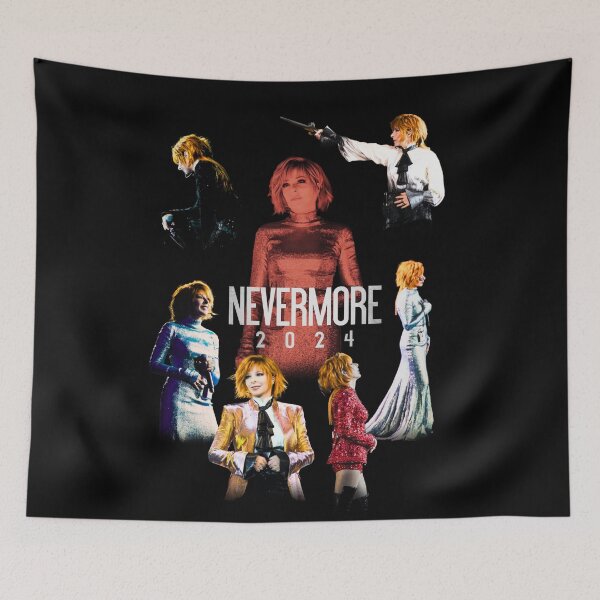 Item preview, Mylène Farmer Nevermore 2024 Poster Nevermore concert designed and sold by SyncopeMars.