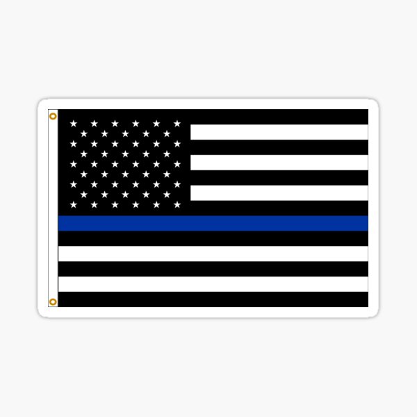 Aluminum Thin Blue Line License Sticker Blue Lives Matter Decal - In - Foto 11