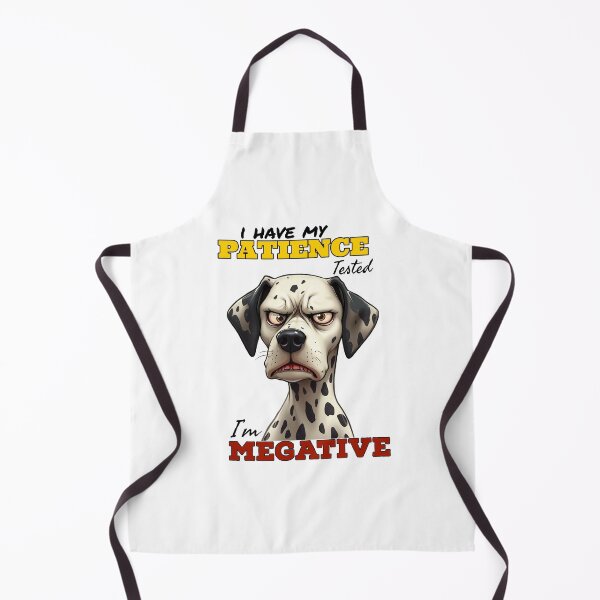 Item preview,  Funny Dalmatian Patience Tested | Megative Dog  designed and sold by Moad Fahim.