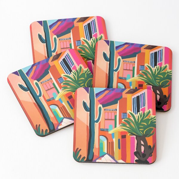 Item preview, Colorful Houses, Cactus & Mountains, Humahuaca designed and sold by PalmitoDecor.
