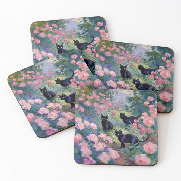 Item preview, Sweet Lil Monet-Inspired Black Kittens designed and sold by vwcallais.