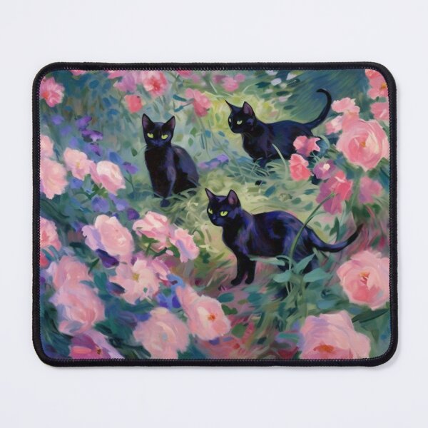 Item preview, Sweet Lil Monet-Inspired Black Kittens designed and sold by vwcallais.