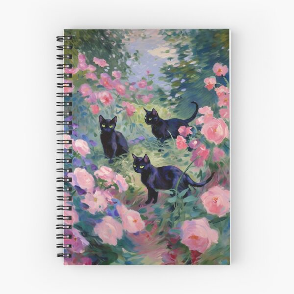 Item preview, Sweet Lil Monet-Inspired Black Kittens designed and sold by vwcallais.