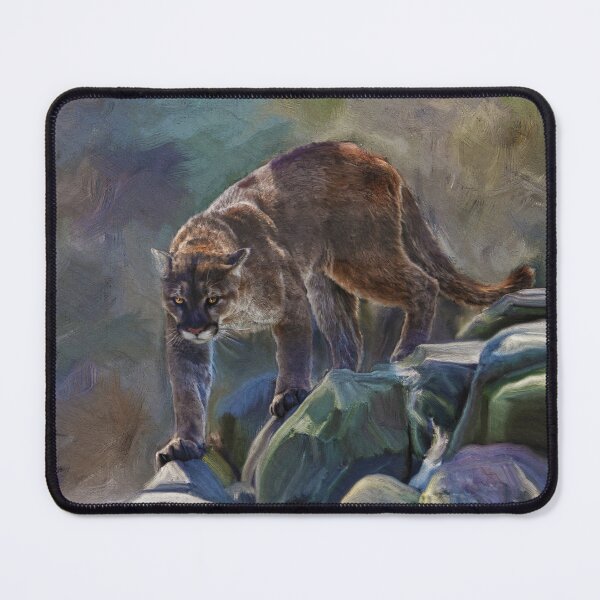 Item preview, Stalking Cougar Wildlife Art designed and sold by Skye Ryan-Evans.