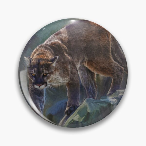 Item preview, Stalking Cougar Wildlife Art designed and sold by Skye Ryan-Evans.