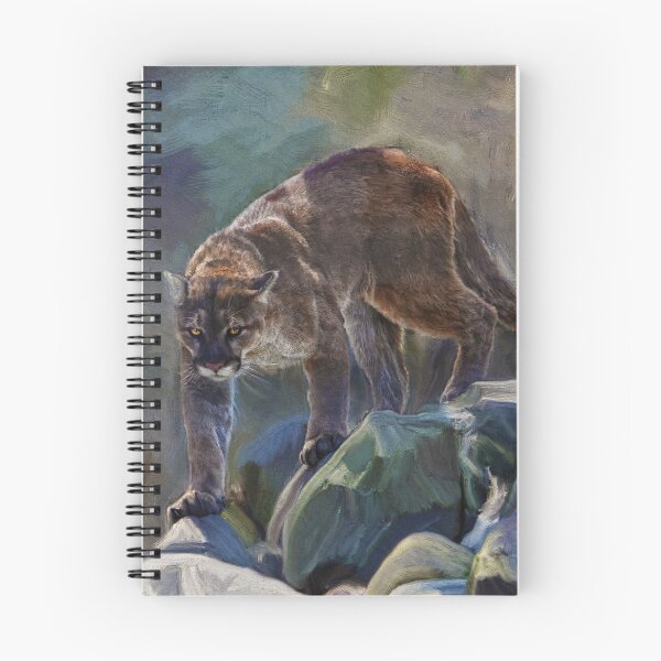 Item preview, Stalking Cougar Wildlife Art designed and sold by Skye Ryan-Evans.