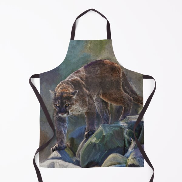 Item preview, Stalking Cougar Wildlife Art designed and sold by Skye Ryan-Evans.
