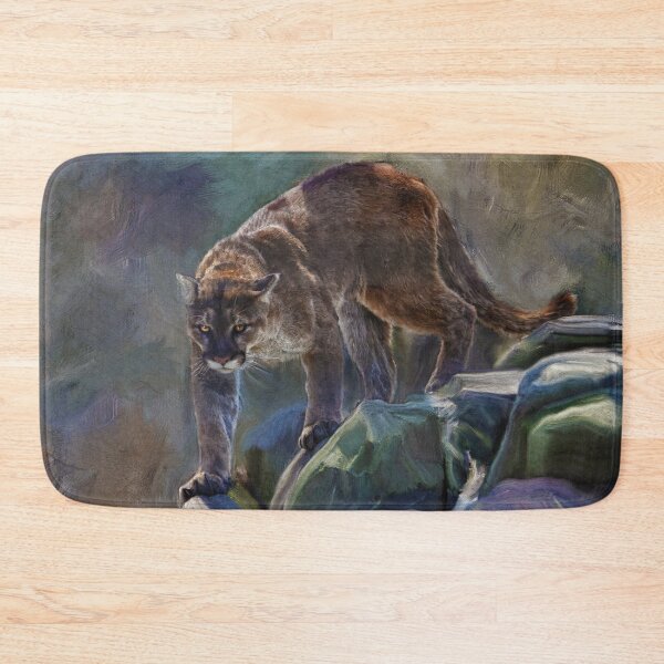 Item preview, Stalking Cougar Wildlife Art designed and sold by Skye Ryan-Evans.