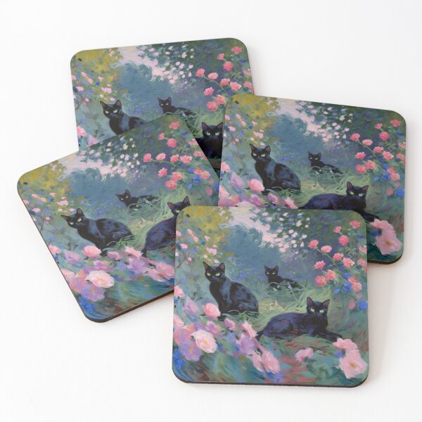 Item preview, 3 Lil Monet-Inspired Black Kittens designed and sold by vwcallais.