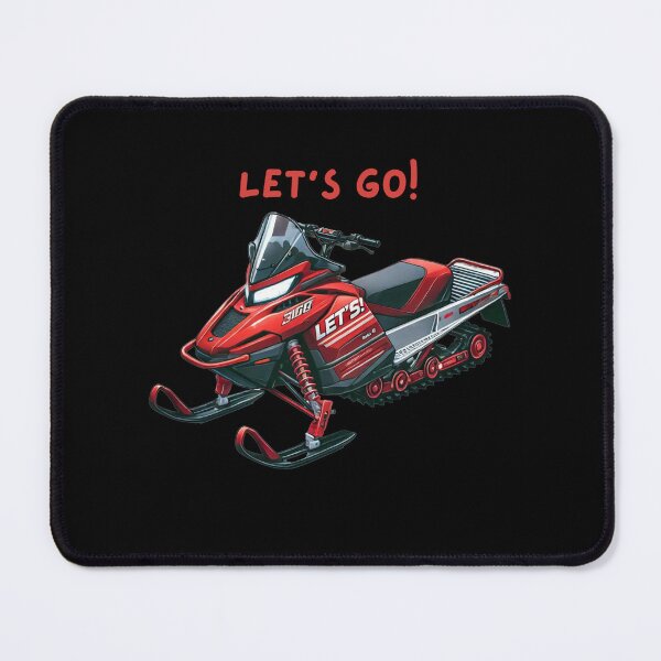 Item preview, Let's Go Red Snomobile Design designed and sold by bonnieleigh6902.