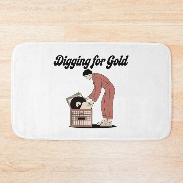 Item preview, Digging for Gold - Vinyl Collector Design designed and sold by OldSchoolRetro.