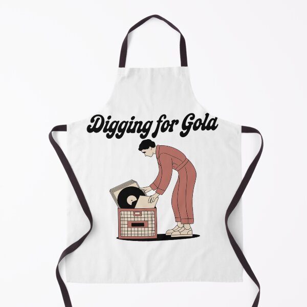 Item preview, Digging for Gold - Vinyl Collector Design designed and sold by OldSchoolRetro.