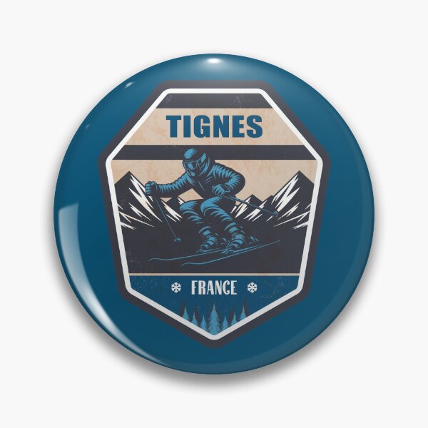 Item preview, Tignes France Winter Skiing Design designed and sold by CynthiaGraphics.