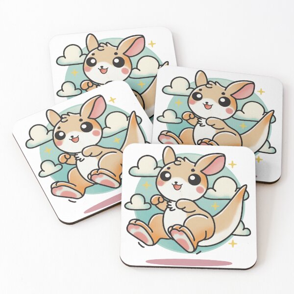 Item preview, Cheerful Kangaroo Leap designed and sold by PieChocolate.