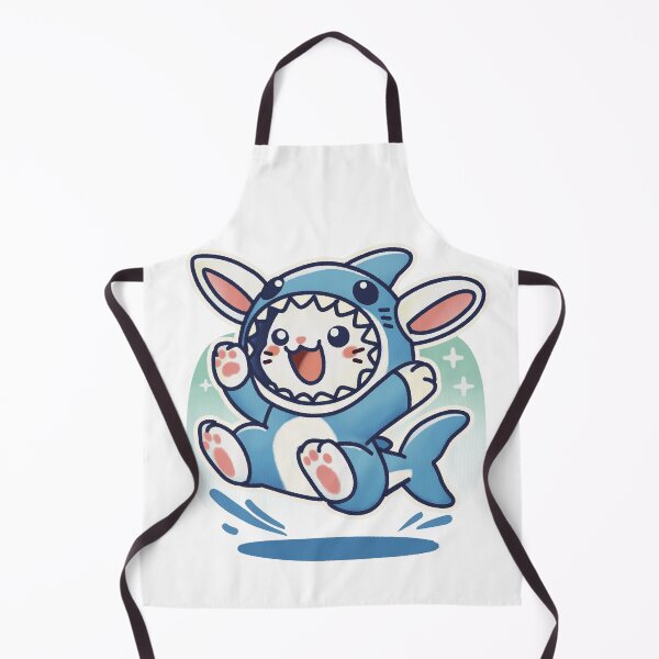 Item preview, Bunny Jumps Into Shark Mode designed and sold by PieChocolate.