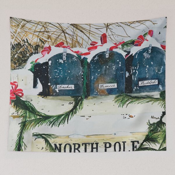 Item preview, North Pole Mailboxes designed and sold by ArtfulDesigned.