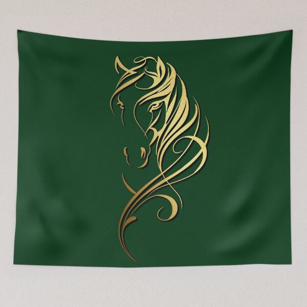 Item preview, Golden horse designed and sold by MeliiisandreArt.